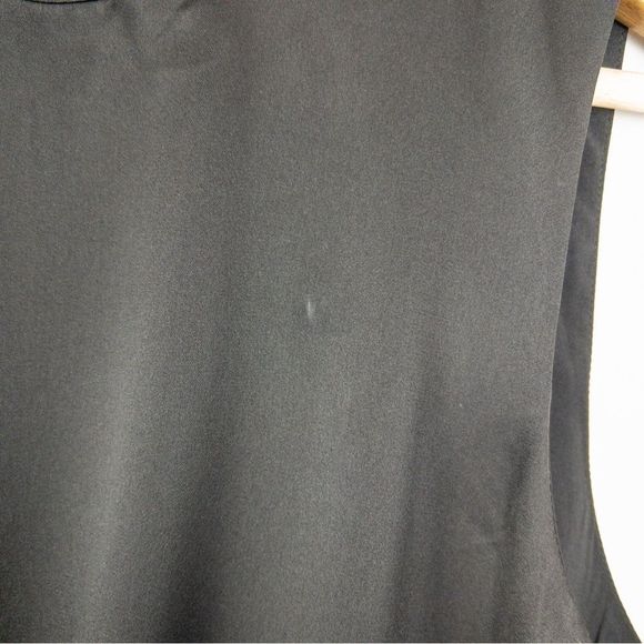 Chic Black Satin Sleeveless Dress by Frank & Oak - Picture 10 of 14